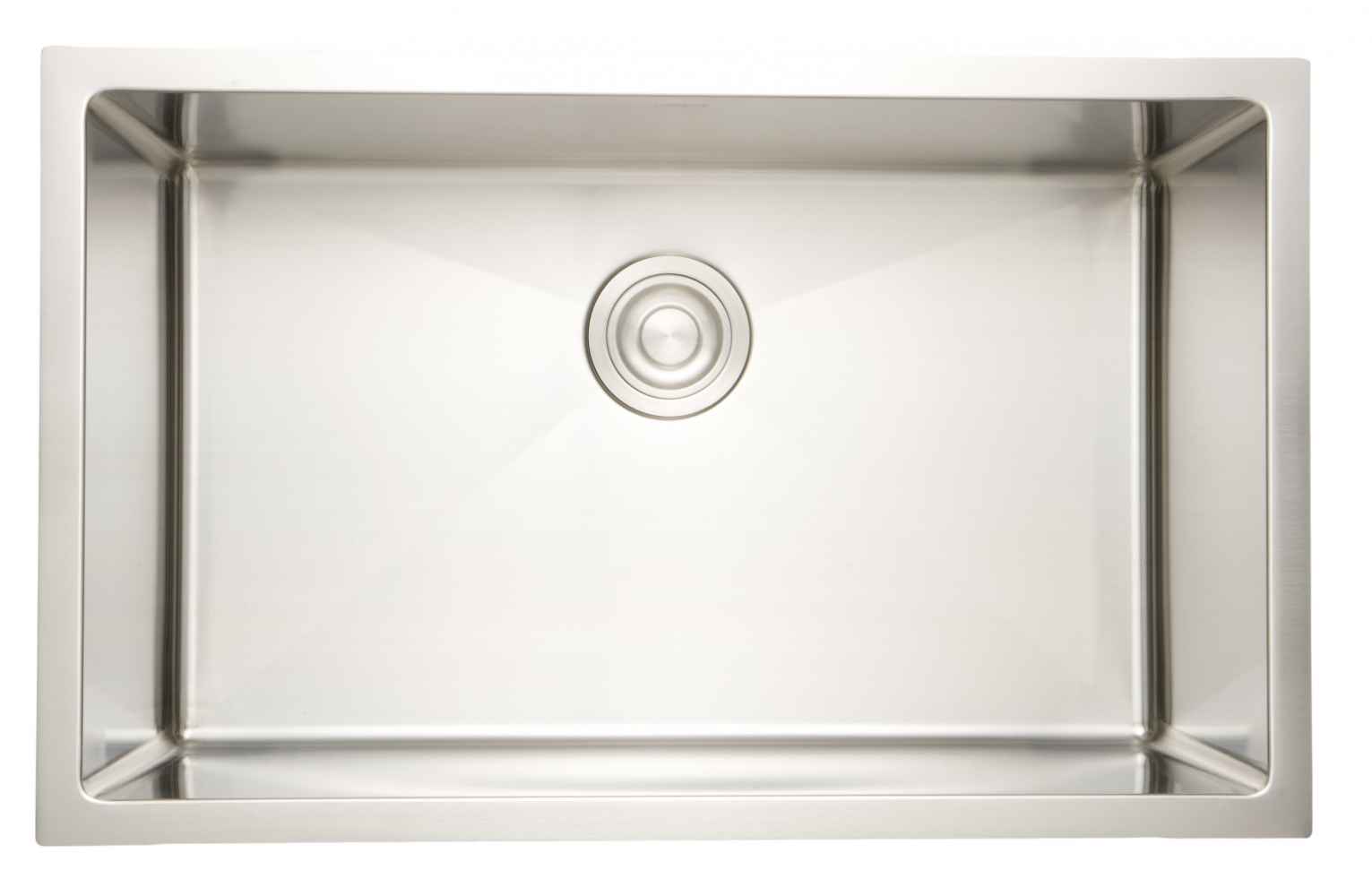 32-in. W CSA Approved Stainless Steel Kitchen Sink With 1 Bowl And 16 Gauge