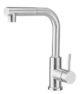 1 Hole CUPC Stainless Steel Kitchen Sink Faucet Chrome Stainless Steel