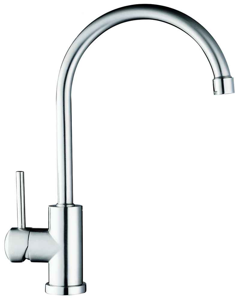 1 Hole CUPC Stainless Steel Kitchen Sink Faucet Chrome Stainless Steel