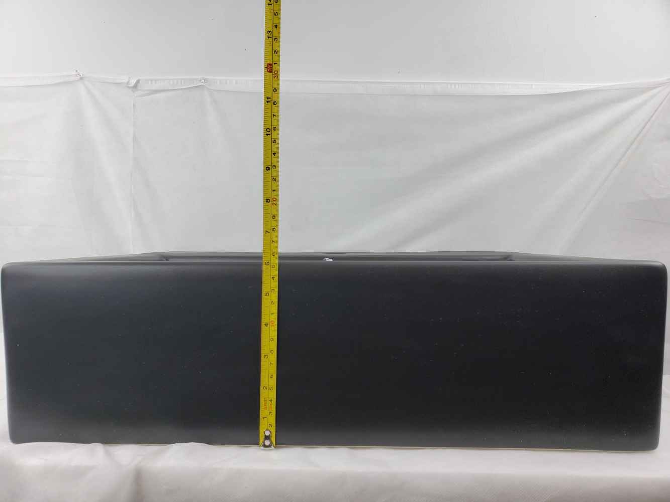 20.9-in. x 16.5-in. Rectangle Bathroom Vessel Sink Black Enamel Glaze