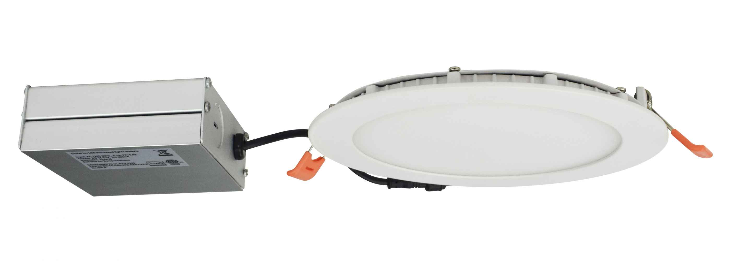 4-in. W Round Aluminum Semi-Recessed Pot Light In White Color