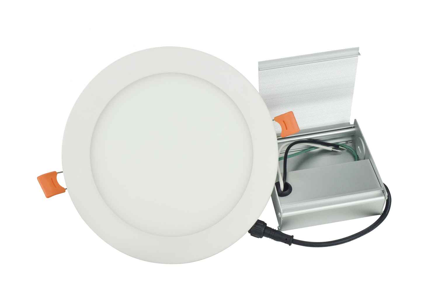 6-in. W Round Aluminum Semi-Recessed Pot Light In White Color