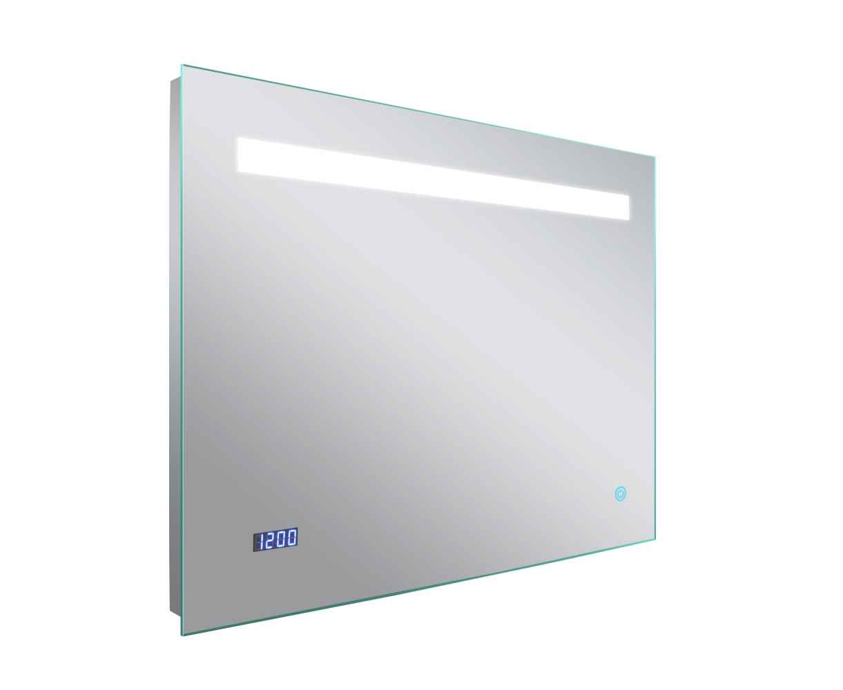 28-in. W Rectangle Aluminum Wall Mount LED Backlit Mirror In Aluminum Color