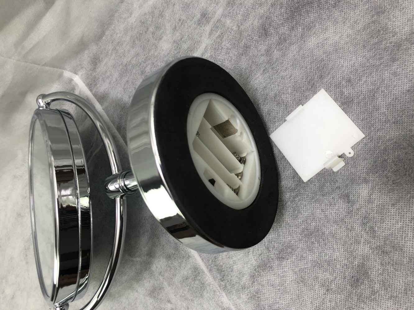 10-in. x 15-in. Stainless Steel Above Counter Magnifying Mirror In Chrome