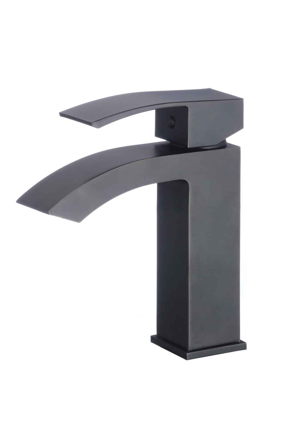 1 Hole CUPC Black Bathroom Sink Faucet Black Lead Free Brass