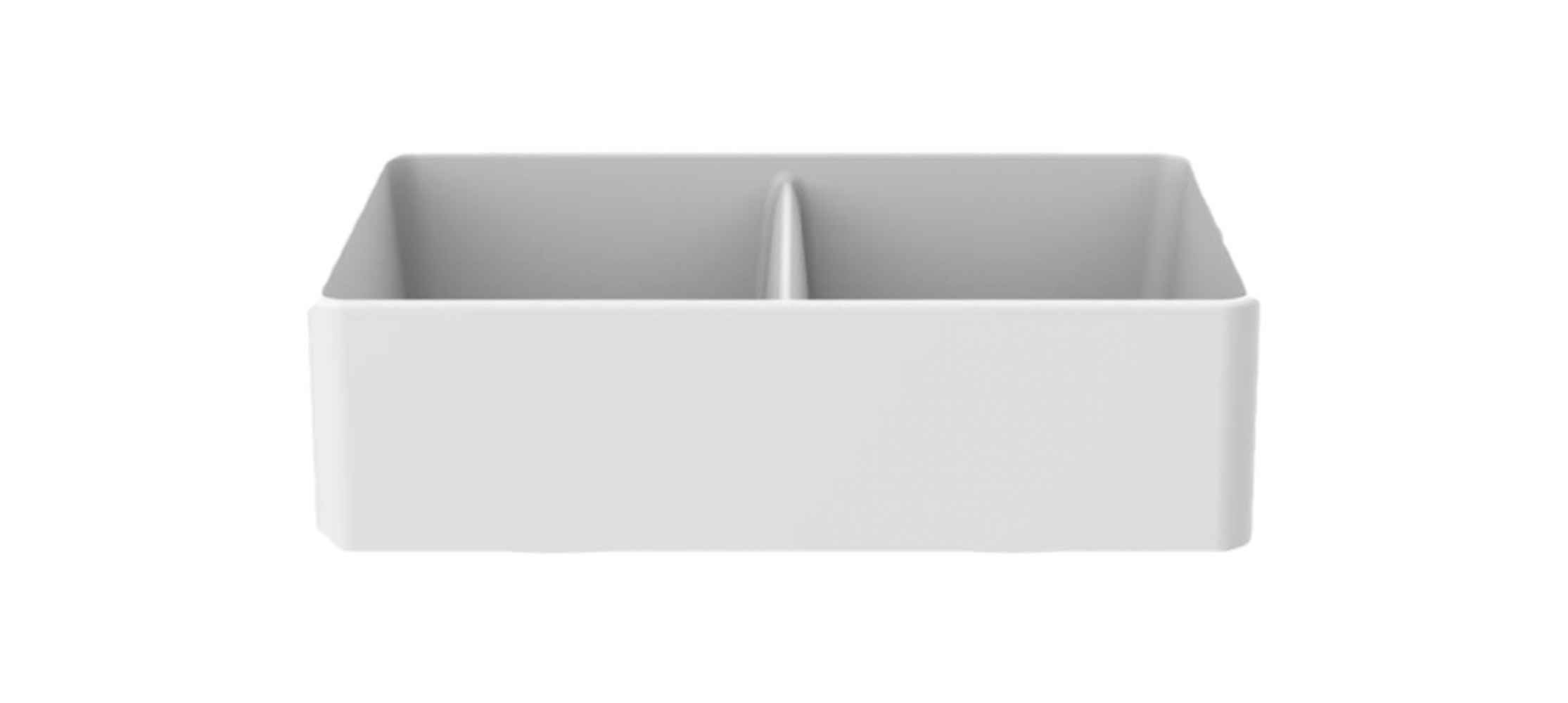 33-in. W CSA Approved White Granite Composite Kitchen Sink With 2 Bowl