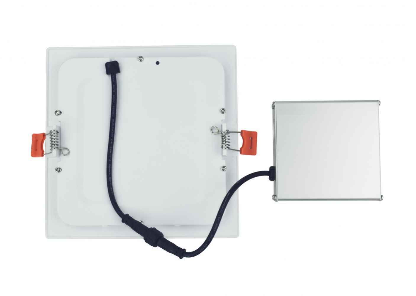 48 Pieces Set Of 6-in. W Square Aluminum Semi-Recessed Pot Lights In White
