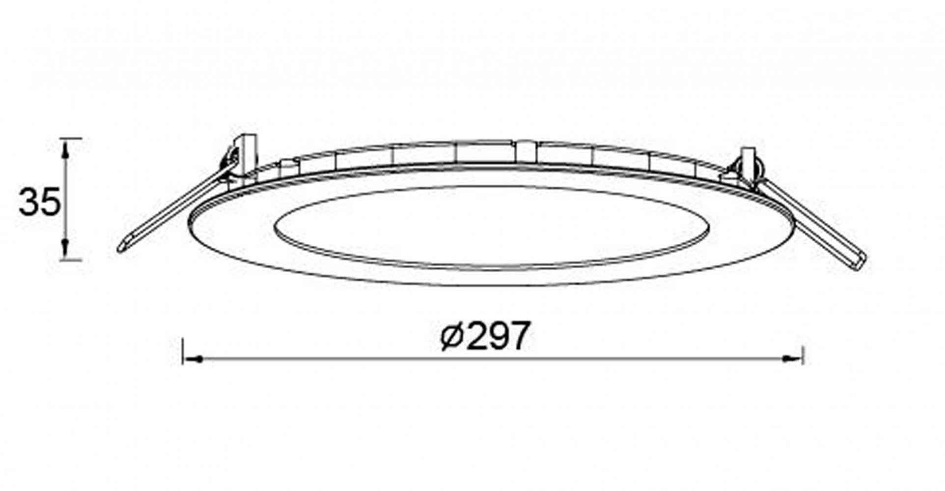 12 Pieces Set Of 12-in. W Round Aluminum Semi-Recessed Pot Lights In White