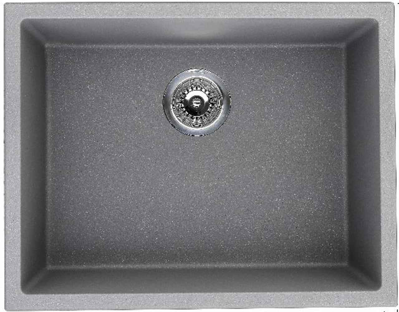 23-in. W CSA Approved Black Granite Composite Kitchen Sink With 1 Bowl
