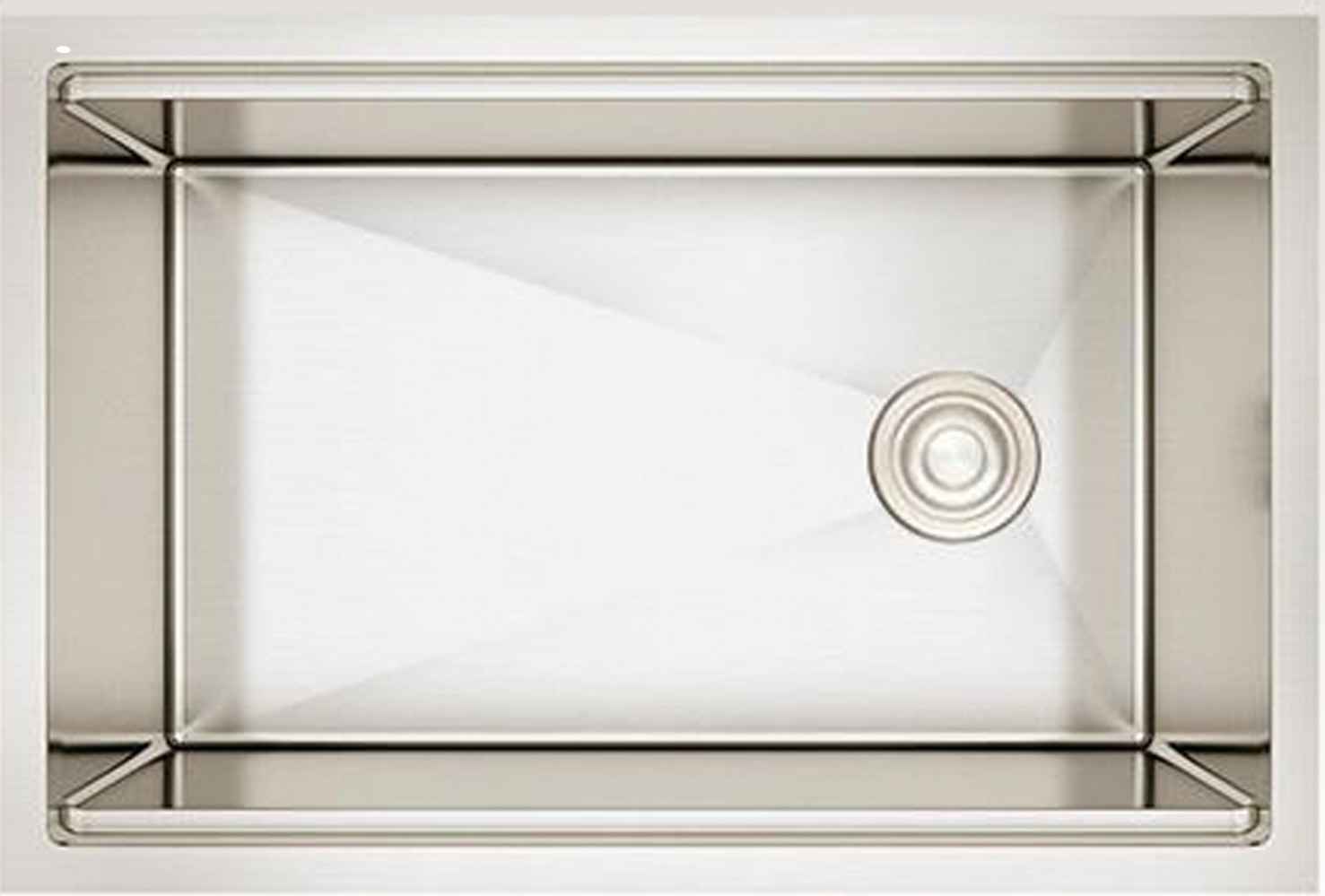 27-in. W CSA Approved Stainless Steel Kitchen Sink With 1 Bowl And 16 Gauge