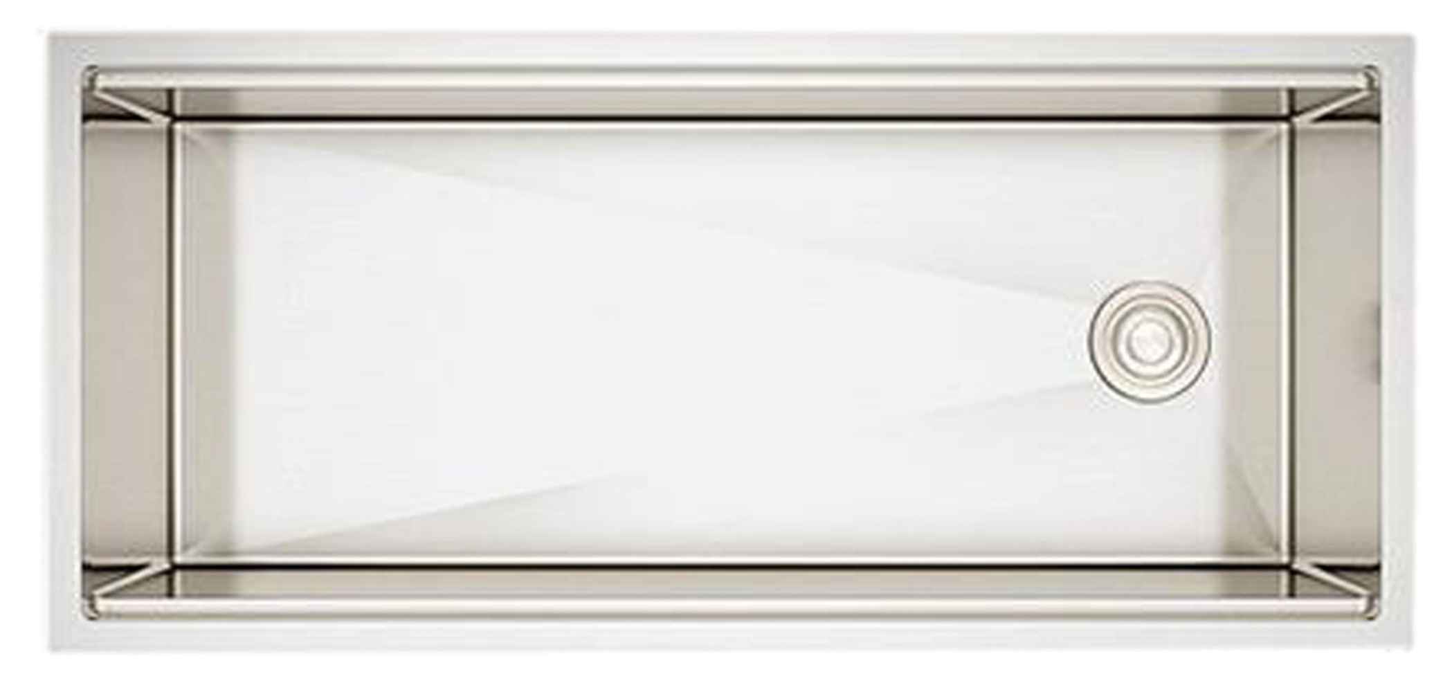 42-in. W CSA Approved Stainless Steel Kitchen Sink With 1 Bowl And 16 Gauge