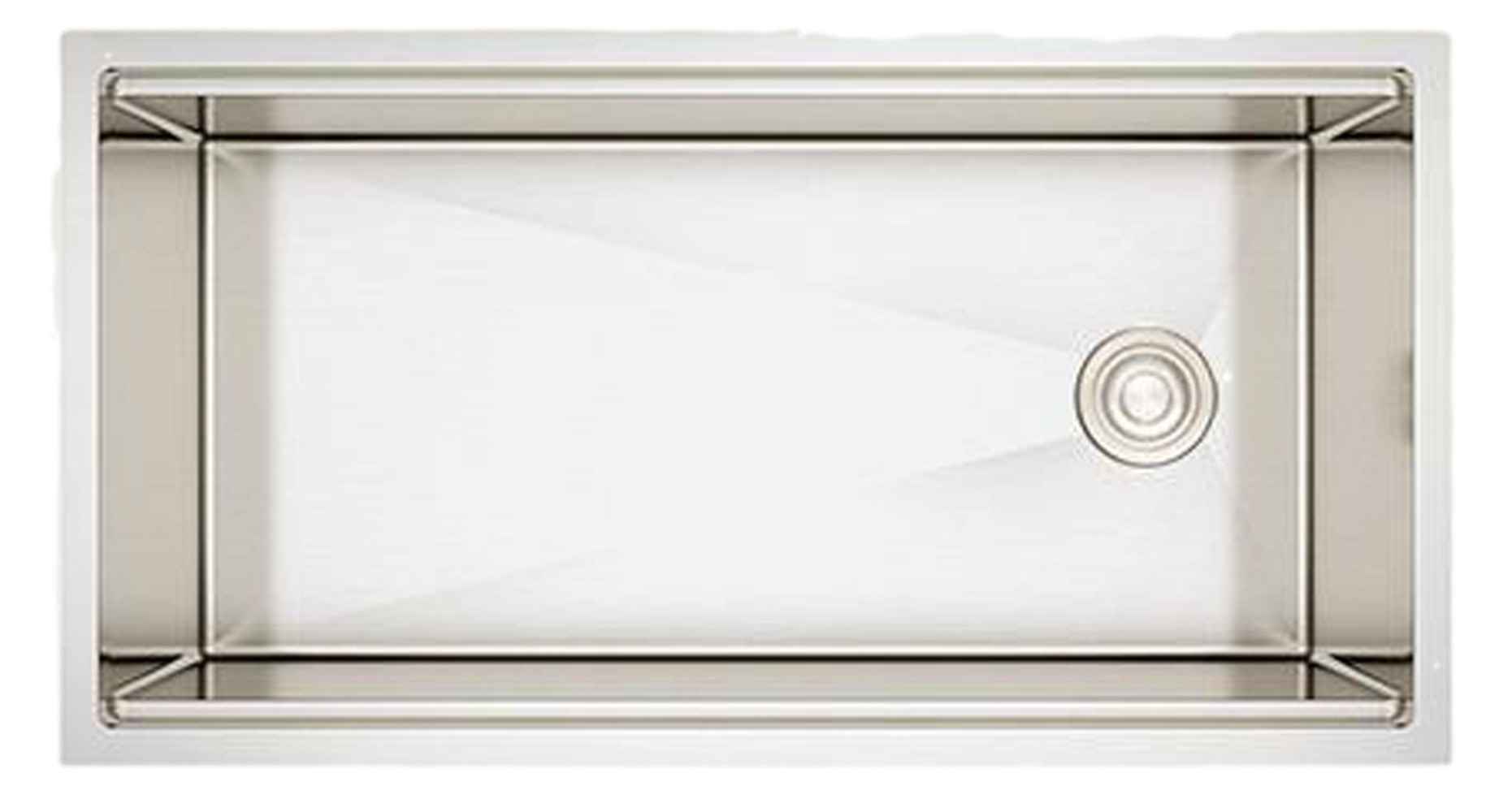 36-in. W CSA Approved Stainless Steel Kitchen Sink With 1 Bowl And 16 Gauge