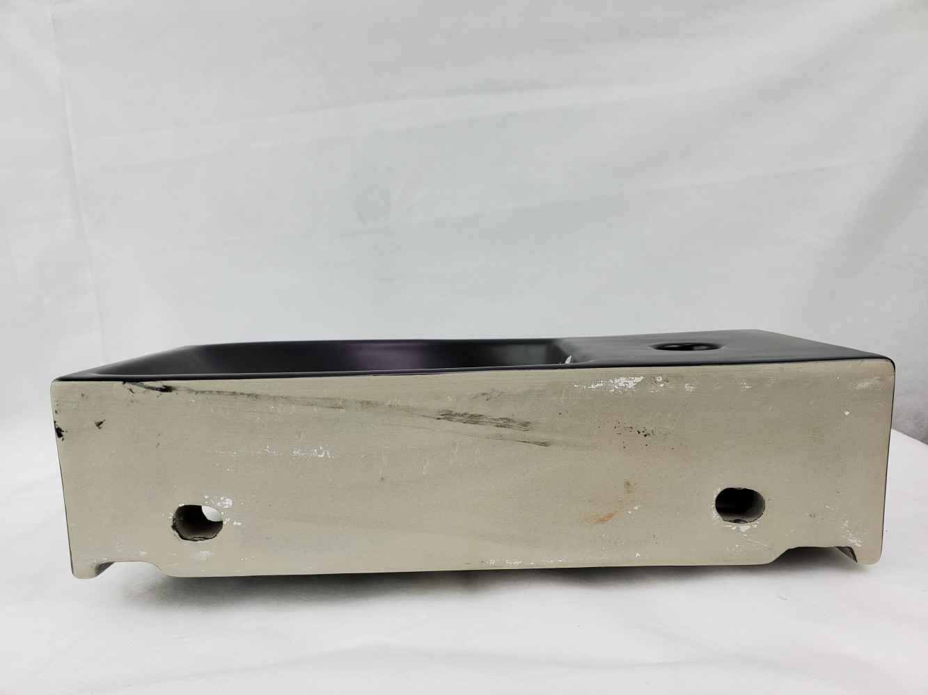 14.7-in. x 8.7-in. Rectangle Bathroom Vessel Sink Black Enamel Glaze