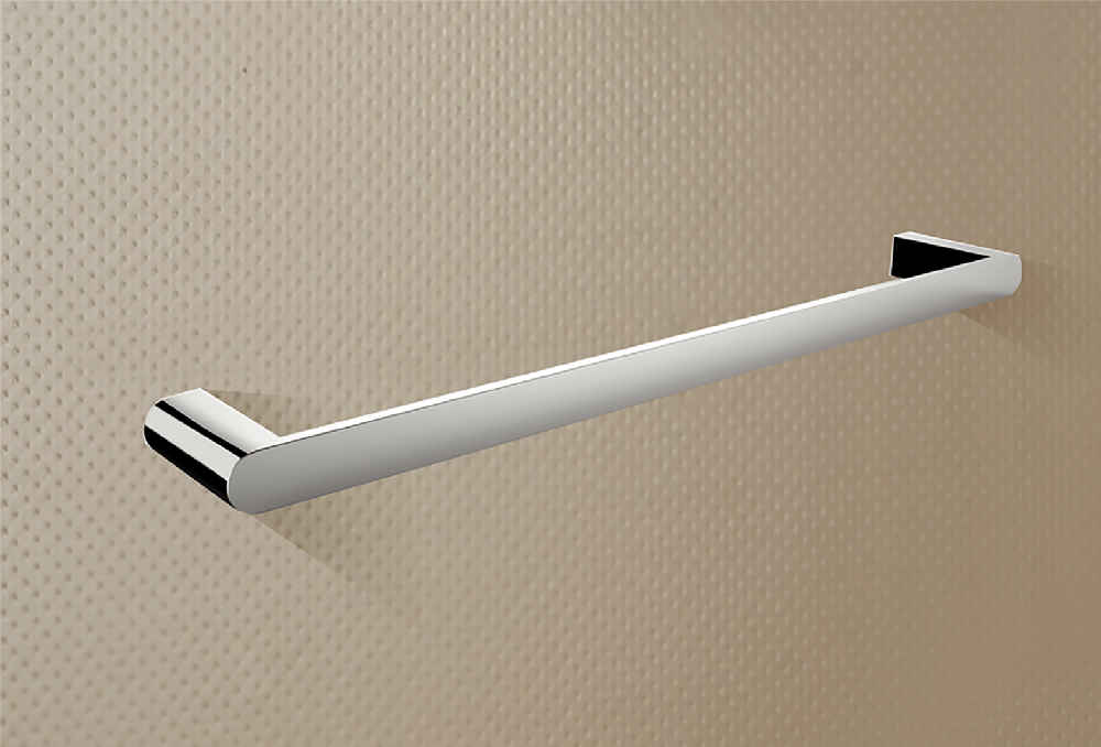 23.66 in. x 3.78 in. x 1.10 in. Chrome Towel Bar Stainless Steel