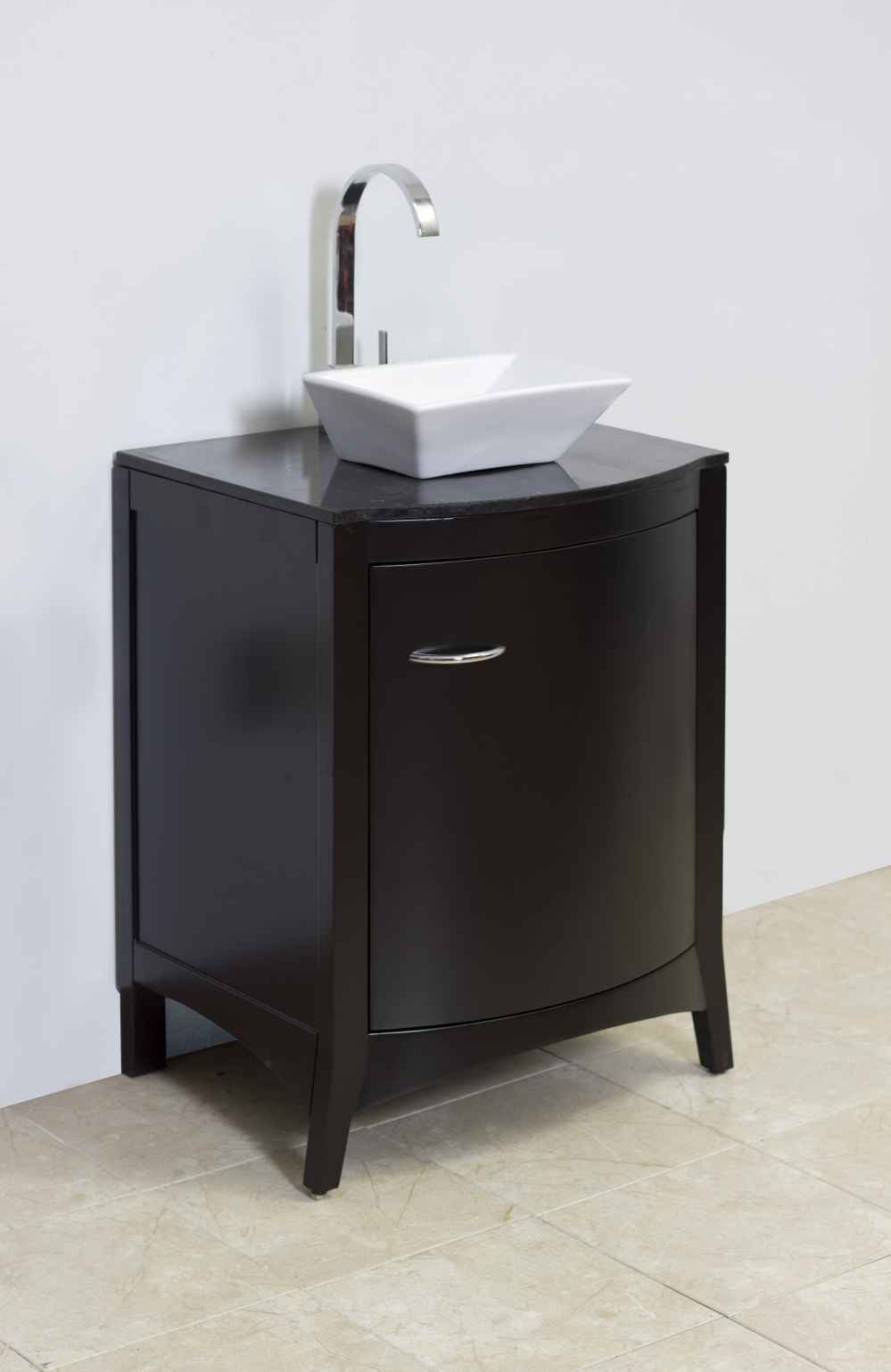 12-in. x 9-in. Rectangle Bathroom Vessel Sink Set White Enamel Glaze
