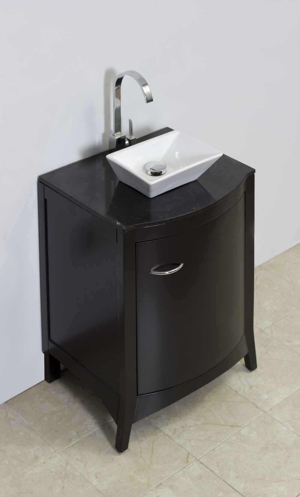 12-in. x 9-in. Rectangle Bathroom Vessel Sink Set White Enamel Glaze