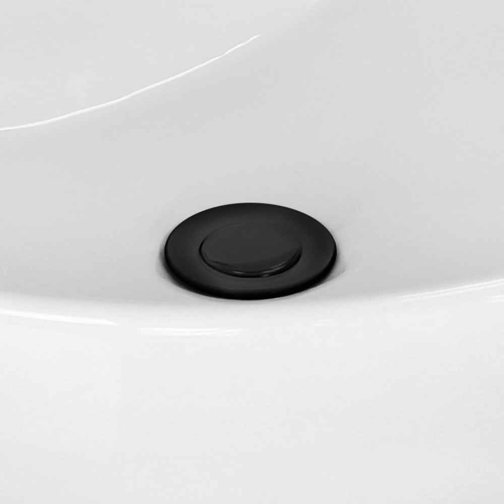 12-in. x 9-in. Rectangle Bathroom Vessel Sink Set White Enamel Glaze