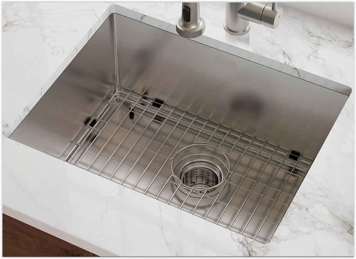 15-in. W CUPC Approved Stainless Steel Kitchen Sink With 1 Bowl And 18 Gauge