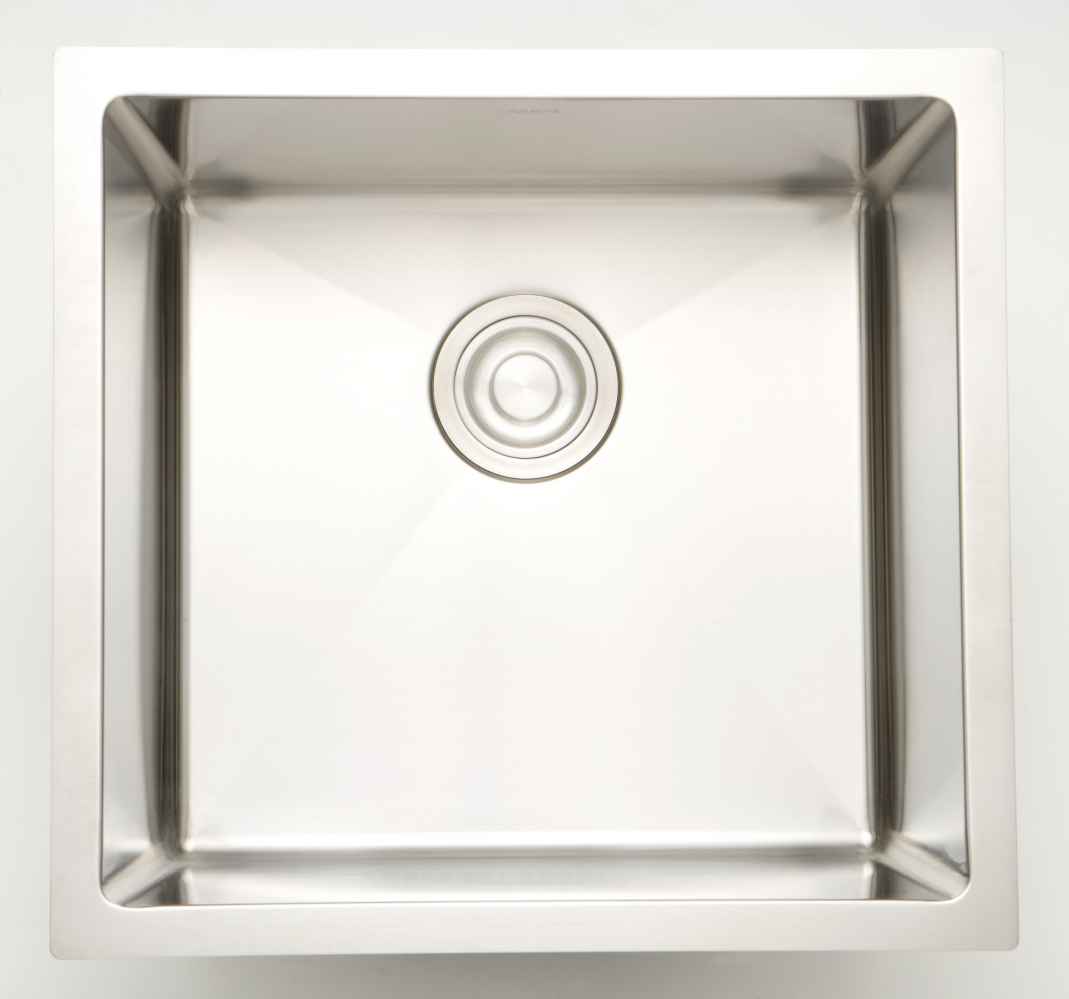 20-in. W Undermount Brushed Nickel Kitchen Sink Set For Wall Mount Drilling - Strainer Included