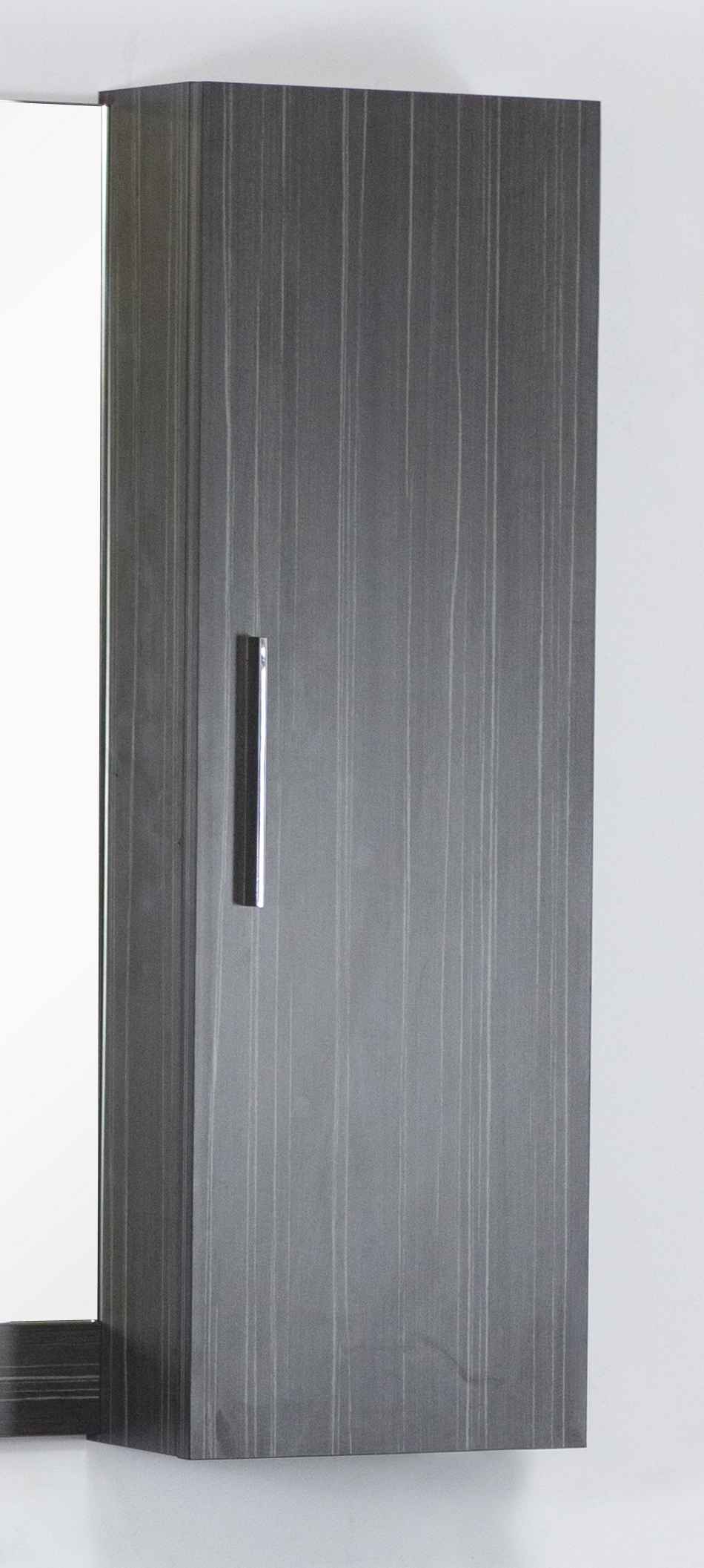12-in. W 36-in. H Modern Plywood-Melamine Medicine Cabinet In Dawn Grey
