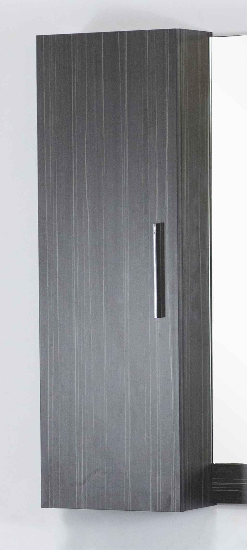 12-in. W 36-in. H Modern Plywood-Melamine Medicine Cabinet In Dawn Grey