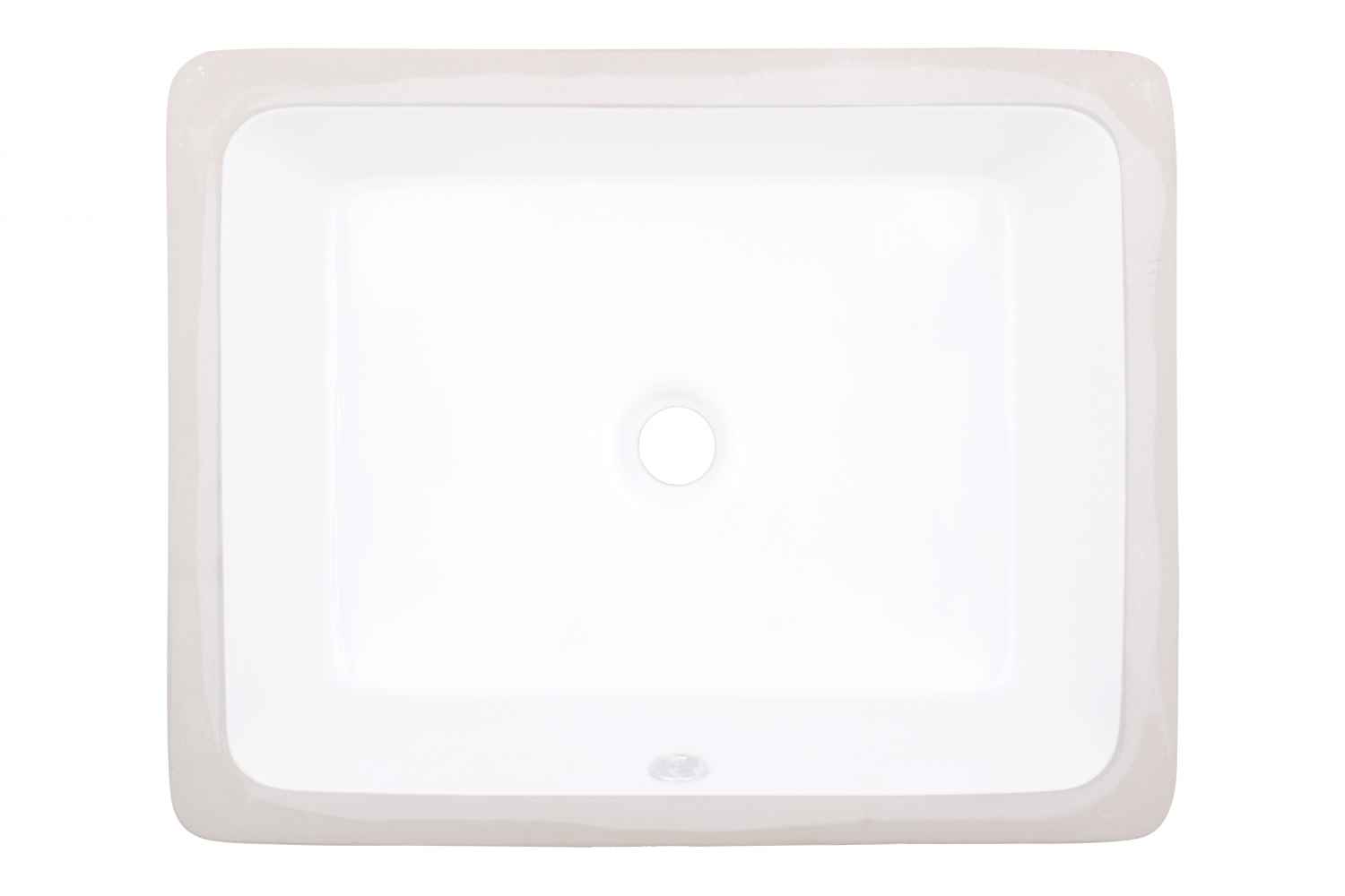 19.5-in. W CUPC Rectangle Bathroom Undermount Sink Set In White - Oil Rubbed Bronze Hardware - Overflow Drain Incl.