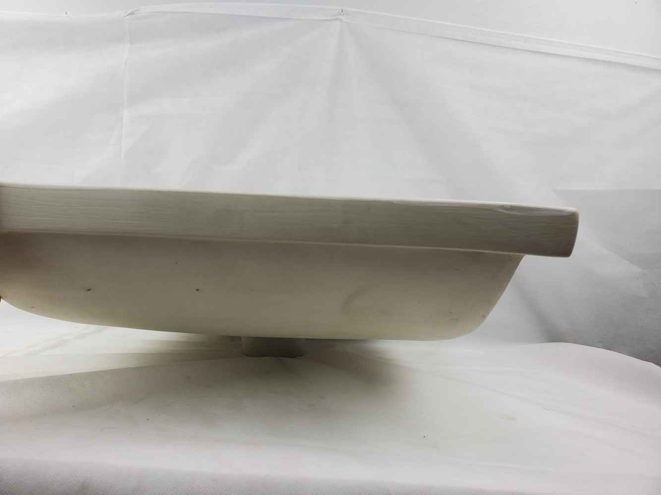17-in. W CUPC Square Bathroom Undermount Sink Set In White - Black Hardware - Overflow Drain Incl.