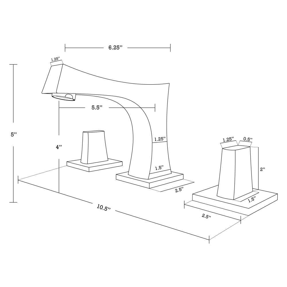 30.75-in. W 3H8-in. Ceramic Top Set In White Color - Overflow Drain Incl.