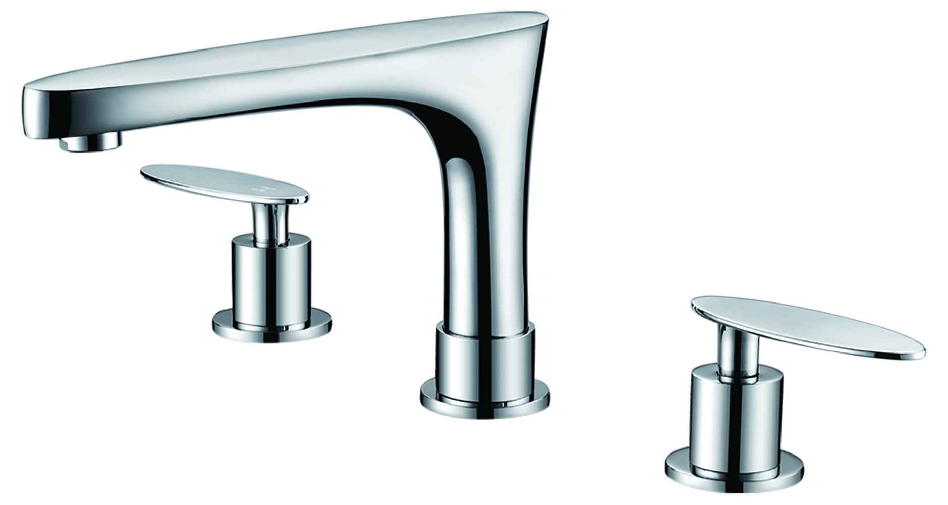 30.75-in. W 3H8-in. Ceramic Top Set In White Color - Overflow Drain Incl.