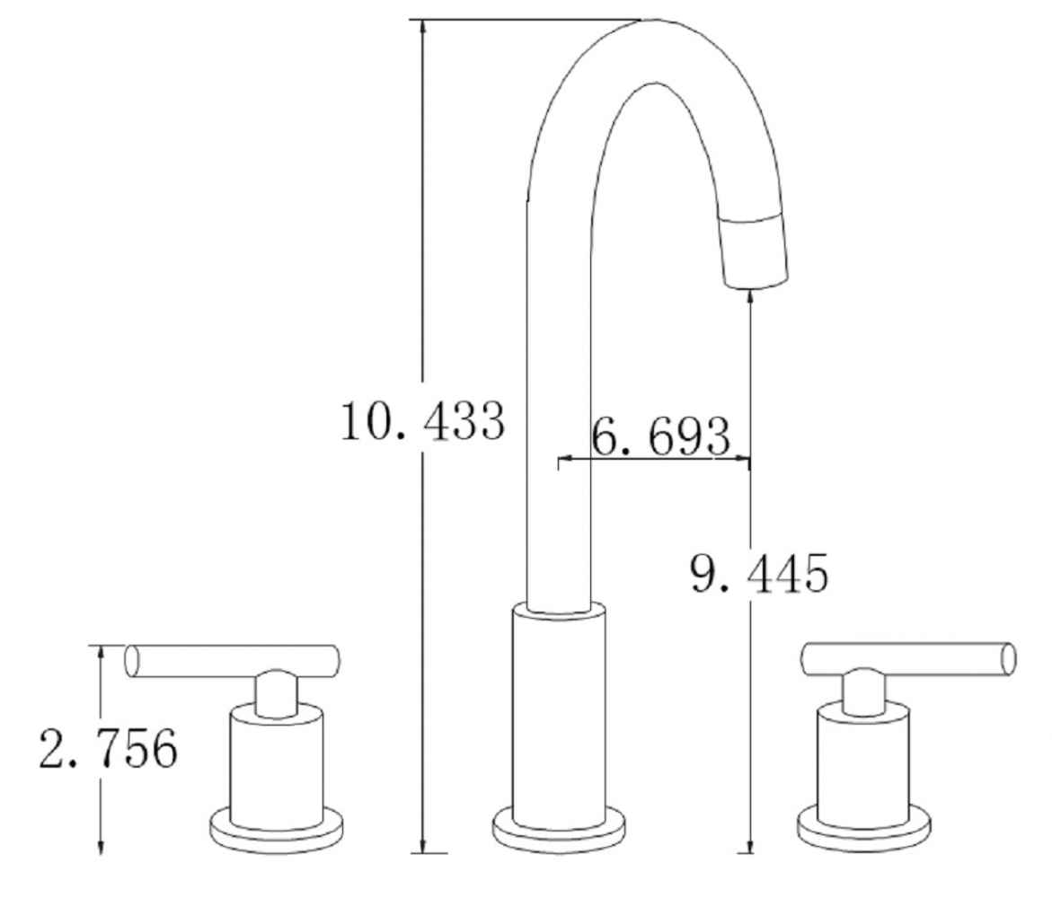 30.75-in. W 3H8-in. Ceramic Top Set In White Color - Overflow Drain Incl.