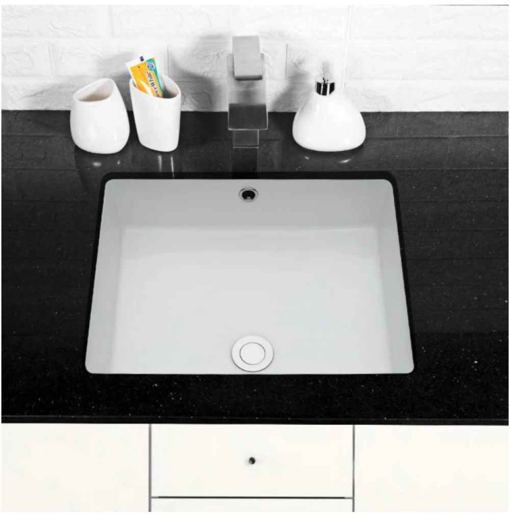 20-in. x 15.75-in. Ceramic Bathroom Undermount Sink In White CUPC
