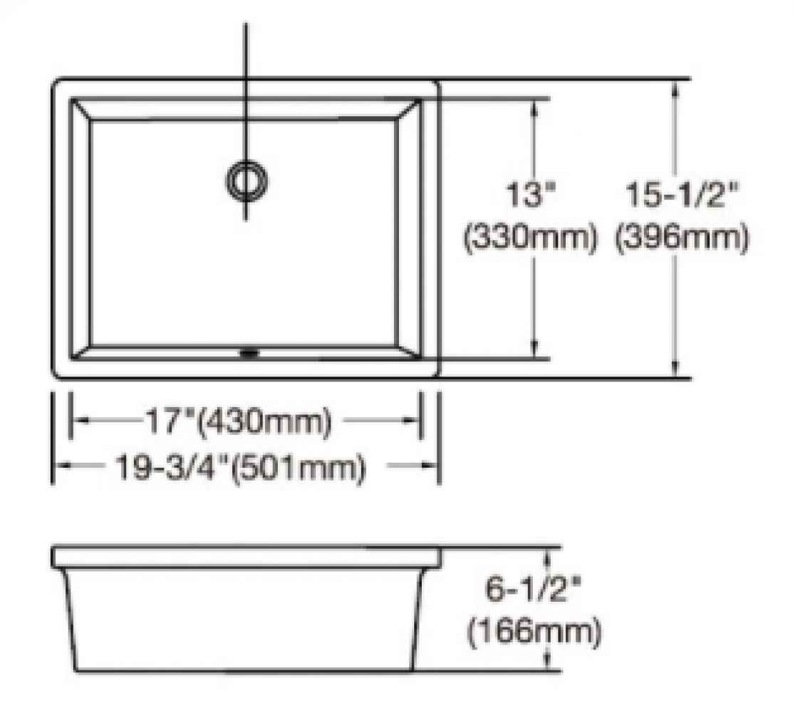 20-in. x 15.75-in. Ceramic Bathroom Undermount Sink In White CUPC
