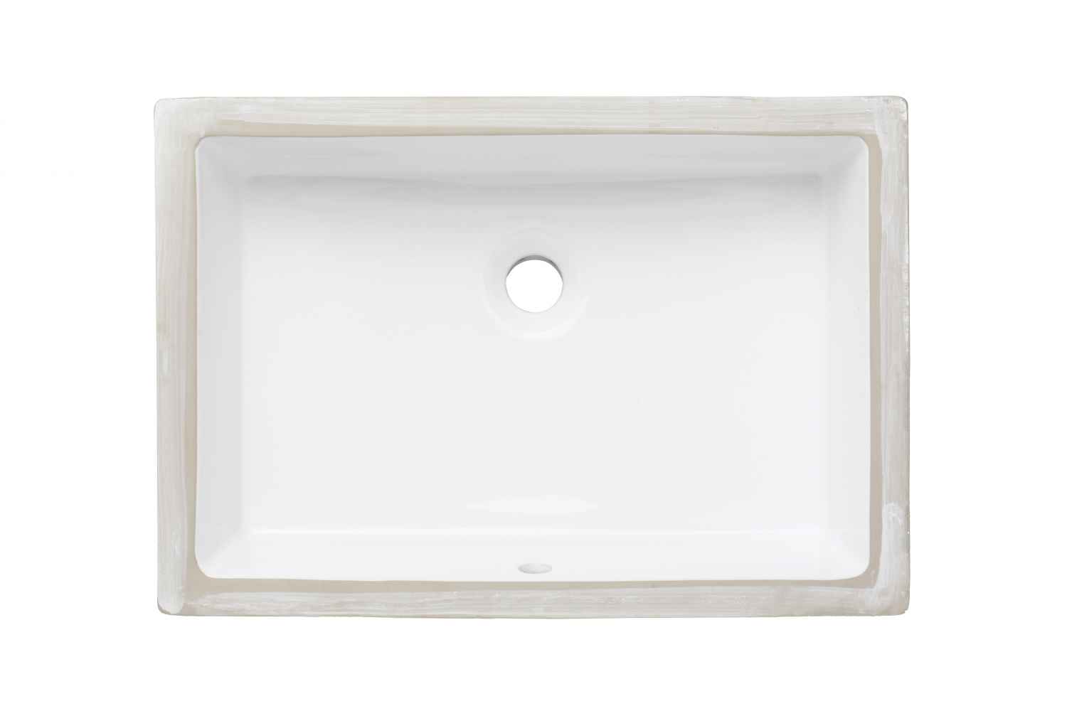 20-in. x 15.75-in. Ceramic Bathroom Undermount Sink In White CUPC