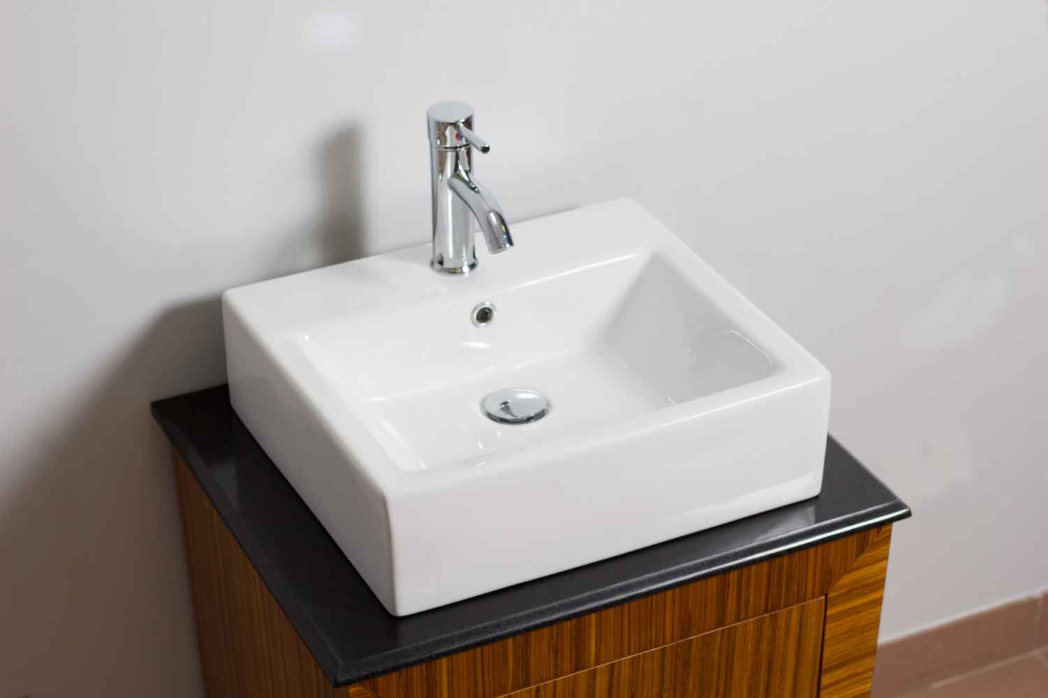 21-in. x 16.5-in. Rectangle Bathroom Vessel Sink Set White Enamel Glaze