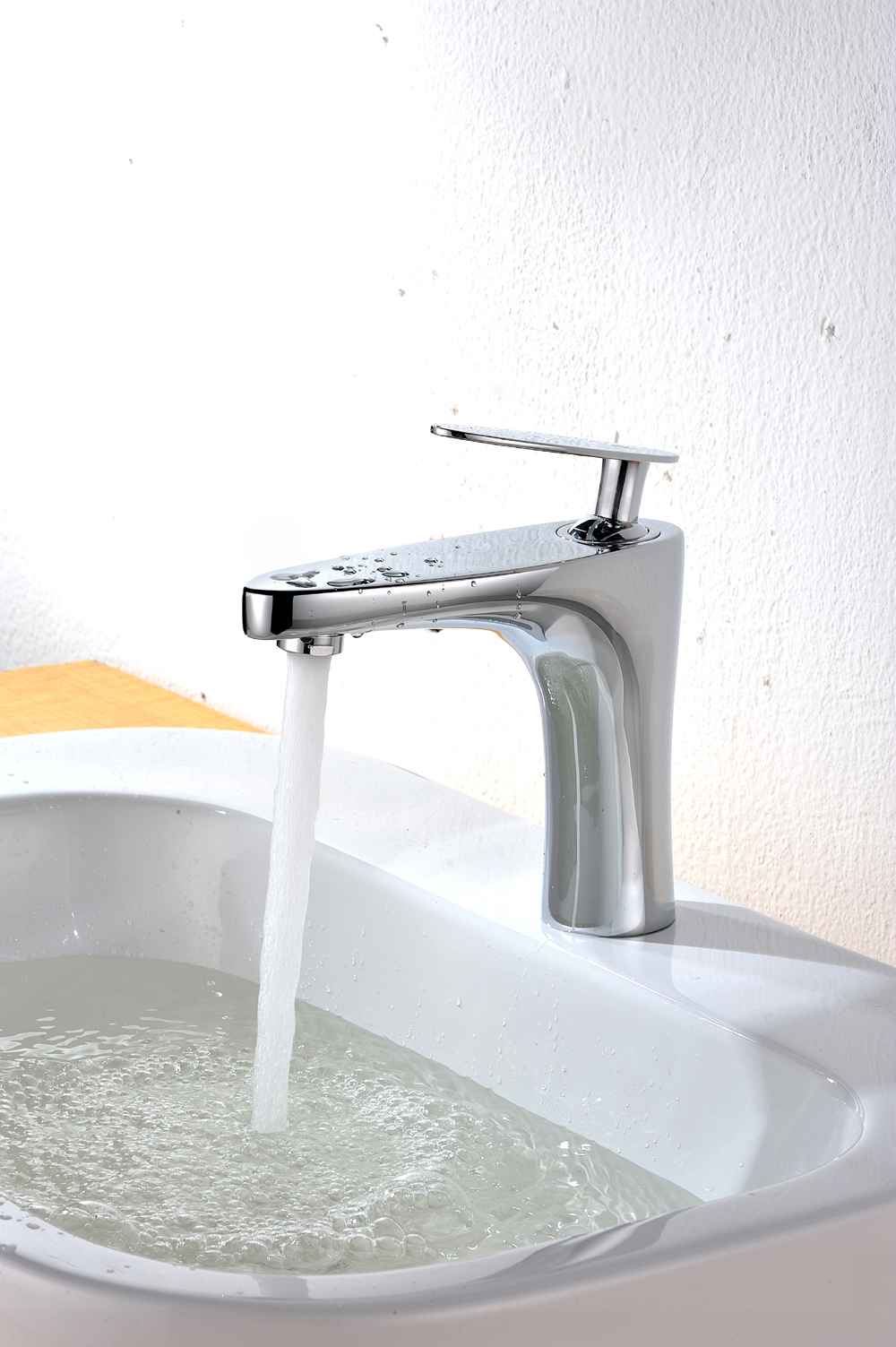 19-in. x 15.5-in. Round Bathroom Vessel Sink Set White Enamel Glaze