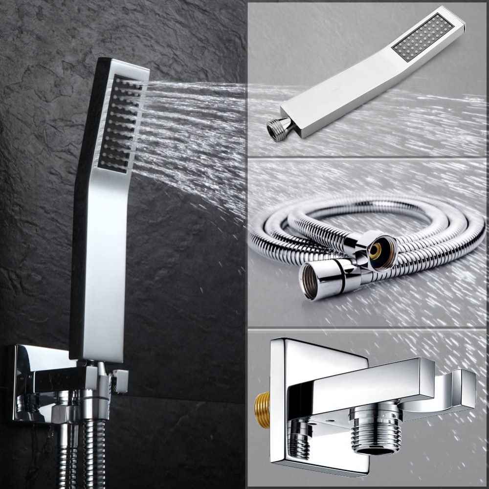 7.87-in. x 78.74-in. Shower Kit Chrome Stainless Steel