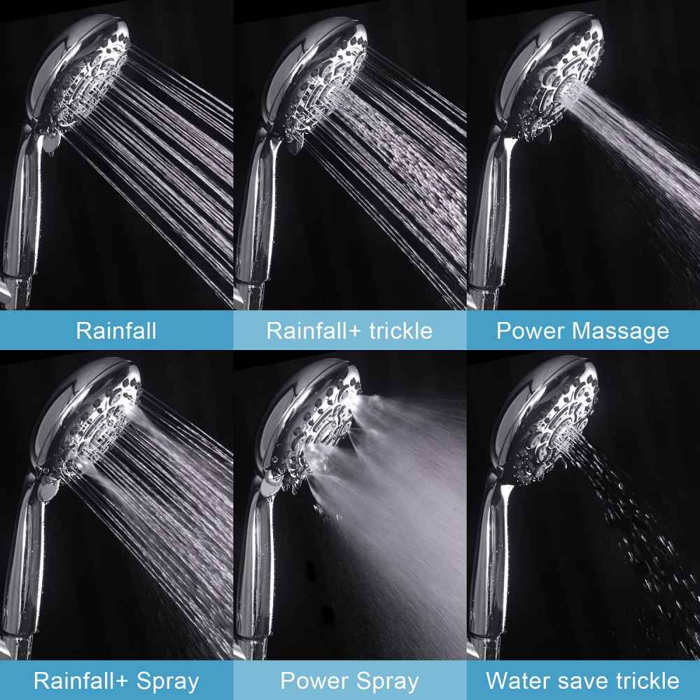 Chrome Wall Mount Stainless Steel Round Shower Head