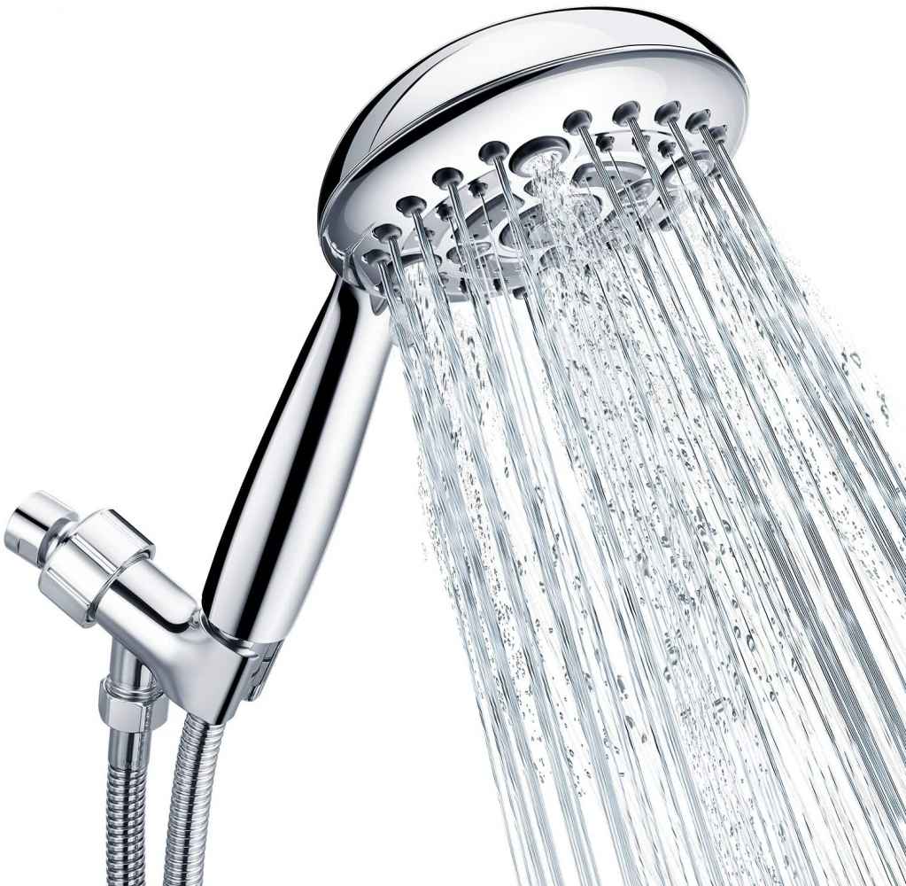 Chrome Wall Mount  Stainless Steel Round Shower Head