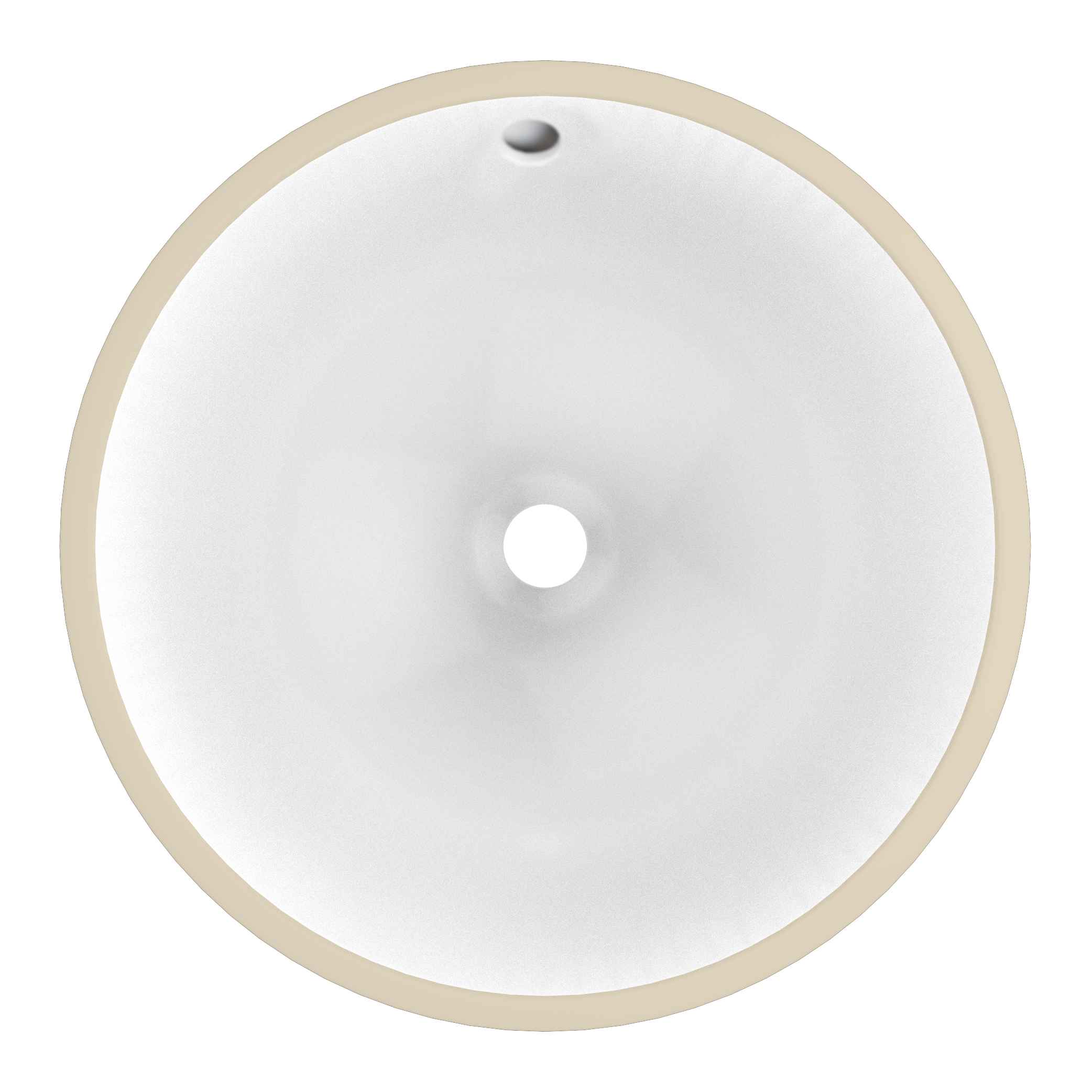 14.30-in. x 14.30-in. Ceramic Bathroom Undermount Sink In White CUPC
