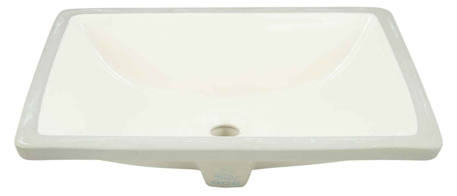 18.25-in. x 13.5-in. Ceramic Bathroom Undermount Sink In Biscuit CUPC