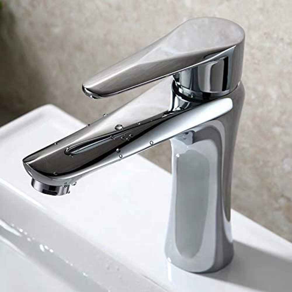 1 Hole CUPC Brass Bathroom Sink Faucet Chrome Lead Free Brass