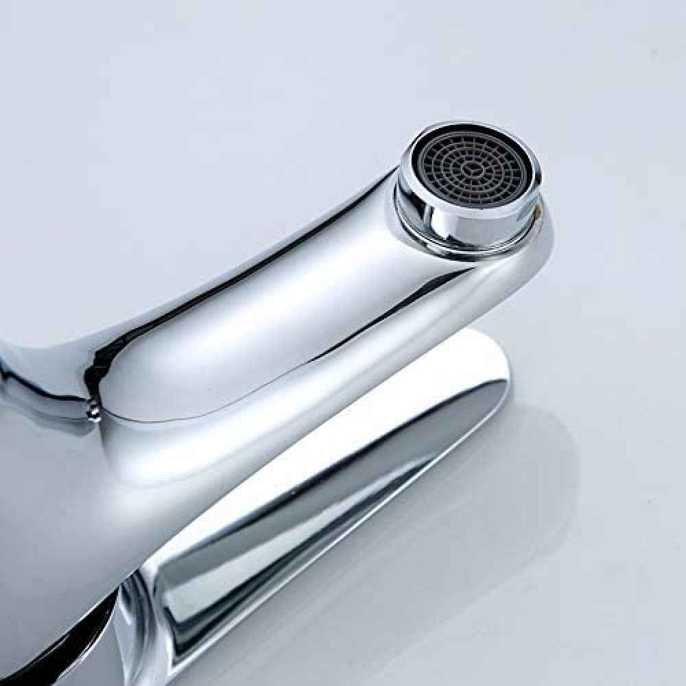 1 Hole CUPC Brass Bathroom Sink Faucet Chrome Lead Free Brass