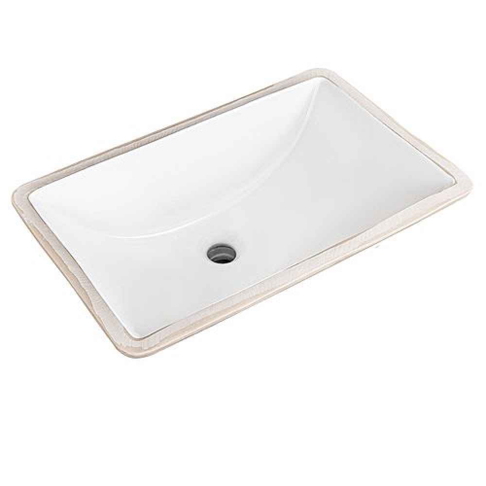 16.9-in. x 11-in. Ceramic Bathroom Undermount Sink In White