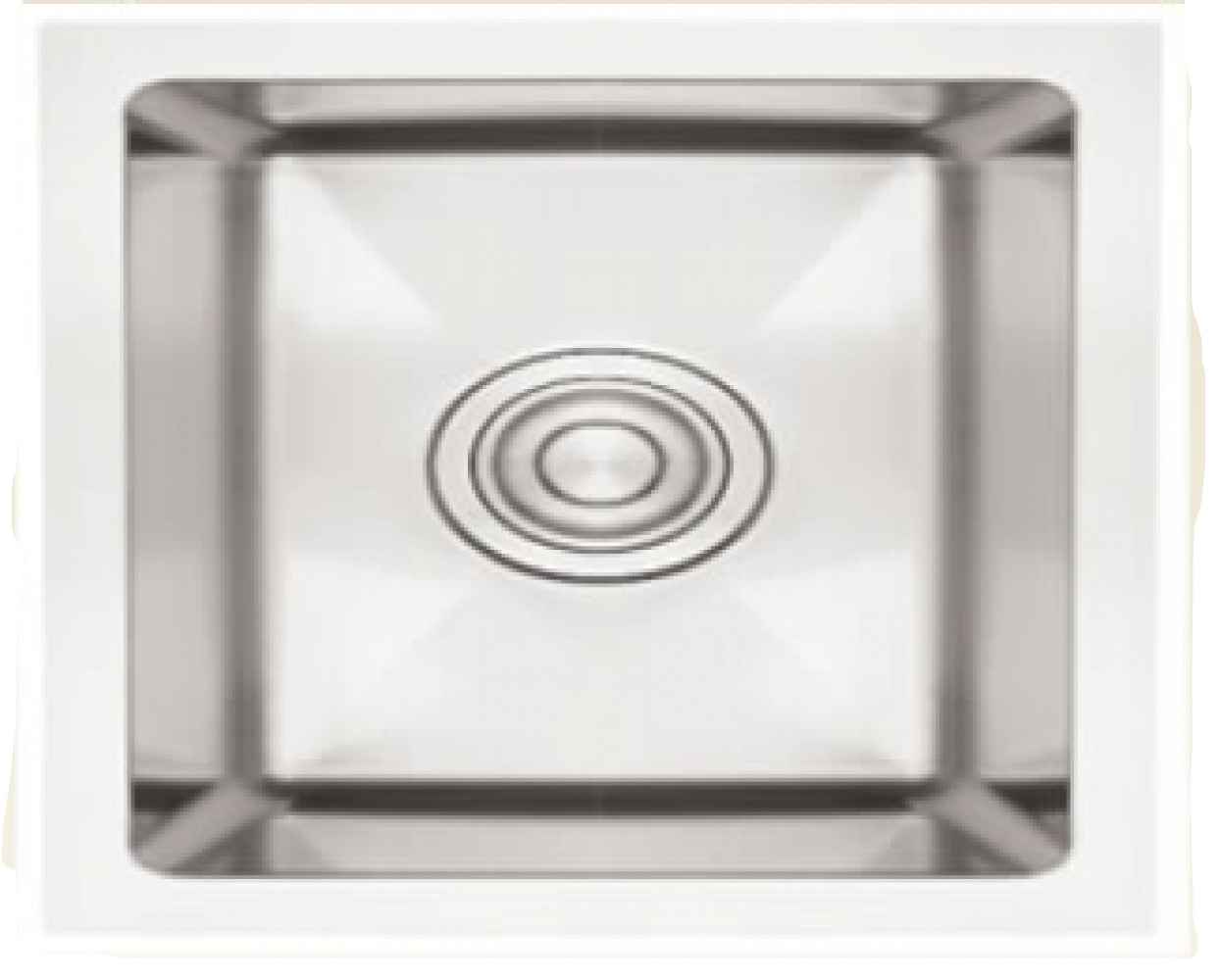 12-in. W Stainless Steel Kitchen Sink With 1 Bowl And 16 Gauge