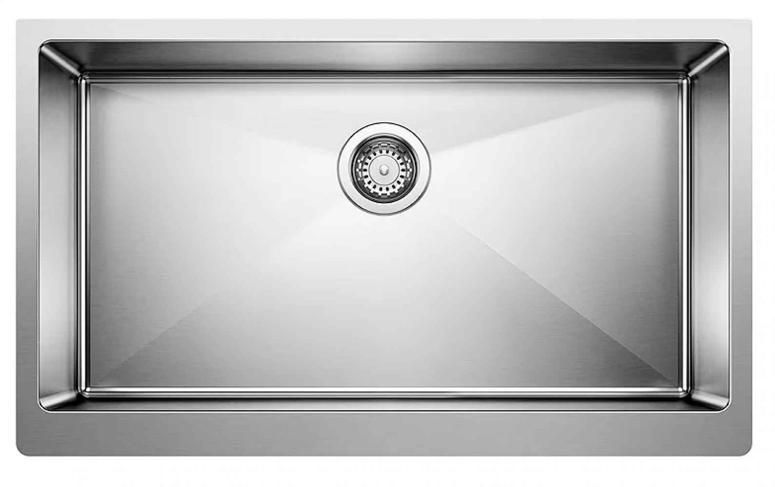 24-in. W Stainless Steel Kitchen Sink With 1 Bowl And 16 Gauge