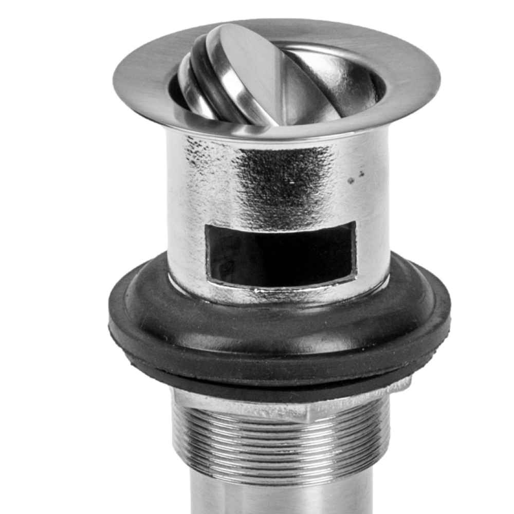 1.25 in. x 1.25 in. Yes Overflow Bathroom Sink Drain Chrome Stainless Steel