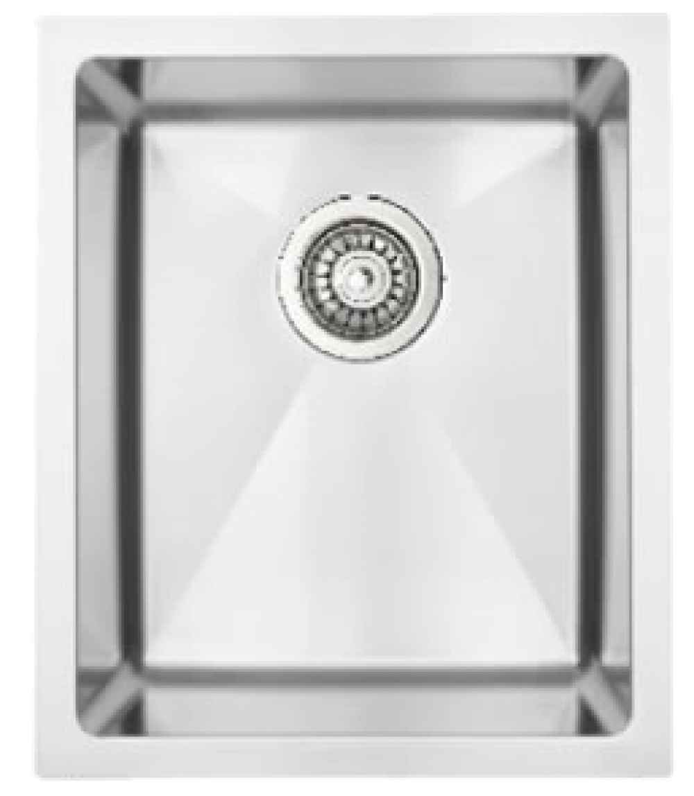 14-in. W Stainless Steel Kitchen Sink With 1 Bowl And 18 Gauge