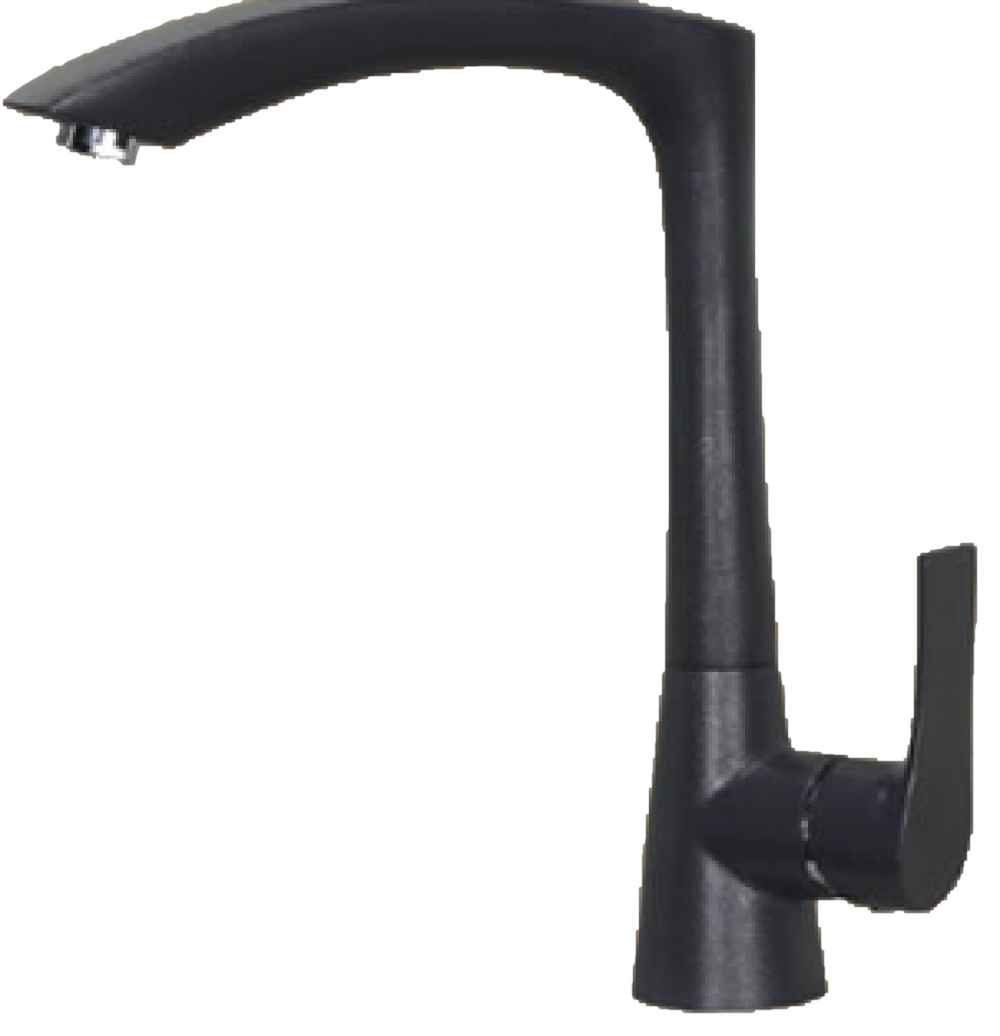 1 Hole  Stainless Steel Kitchen Sink Faucet Grey Stainless Steel