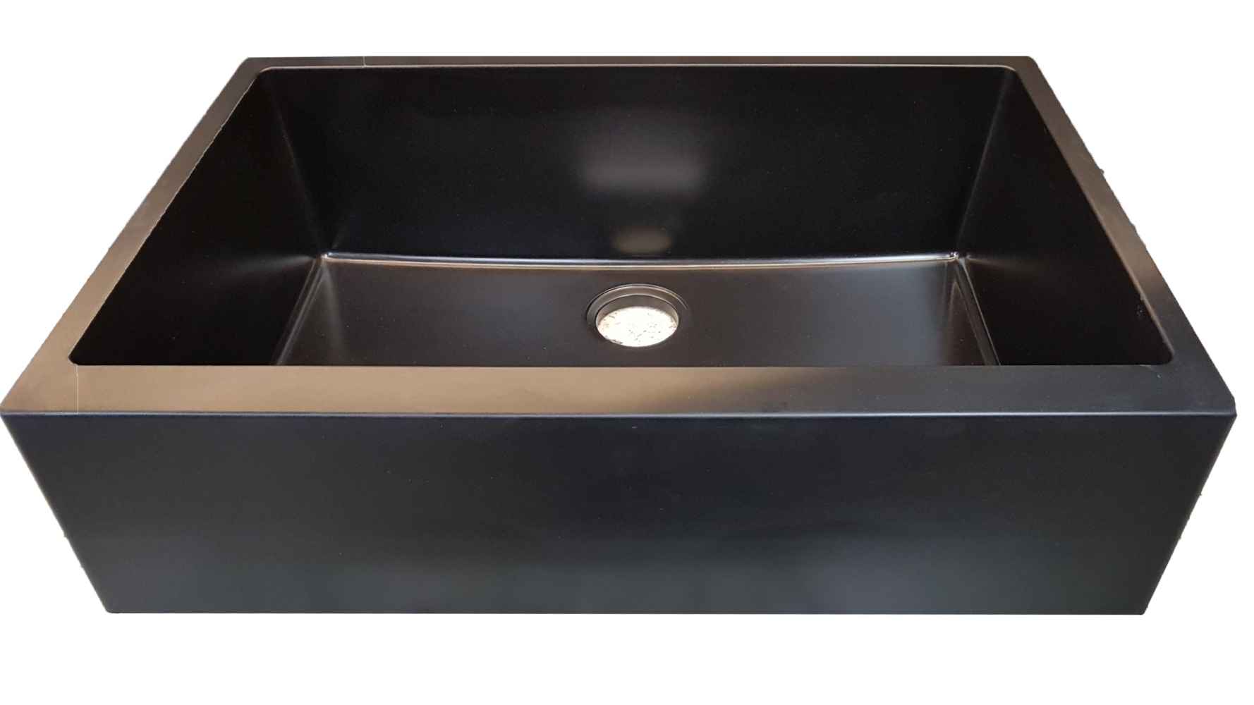 33-in. W CSA Approved Black Granite Composite Kitchen Sink With 1 Bowl