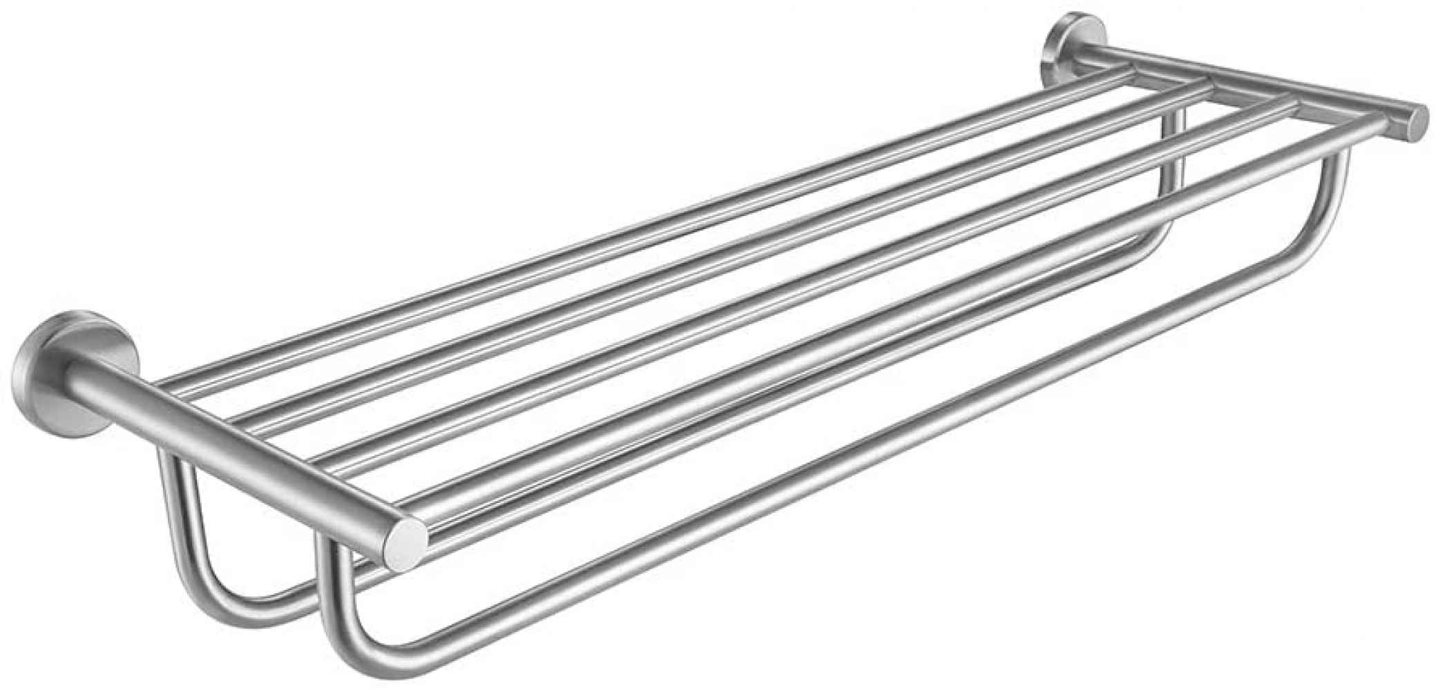 26 in. x 6 in. x 4 in. Brushed Stainless Steel Towel Bar Stainless Steel